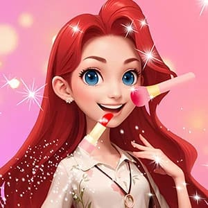 Habillage de princesse mignonne