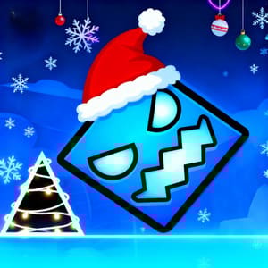 Lompatan Natal Geometri Dash