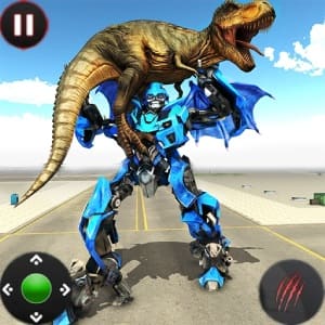 Bataille de robots de dinosaures du Jurassique