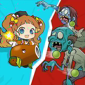 Plant Girl Defense Zombie