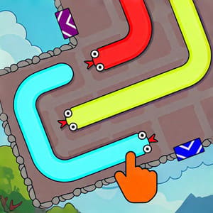 彩色蛇华容道