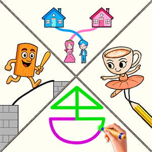 一笔画 - 益智闯关游戏合集