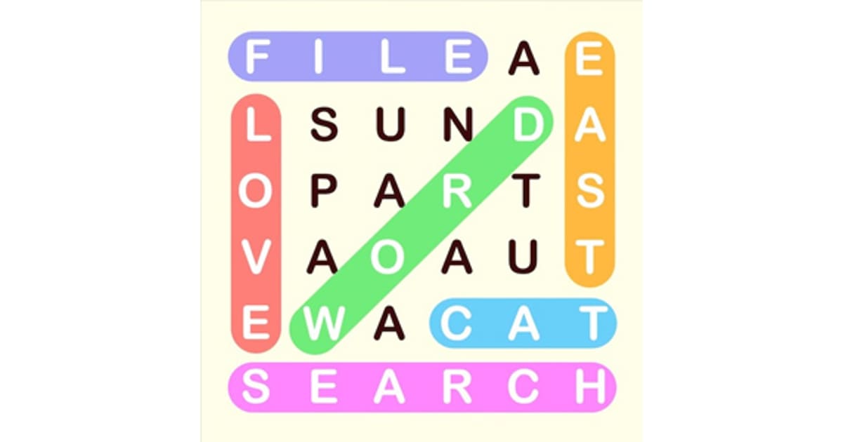 Crossword Search - Free Online Game